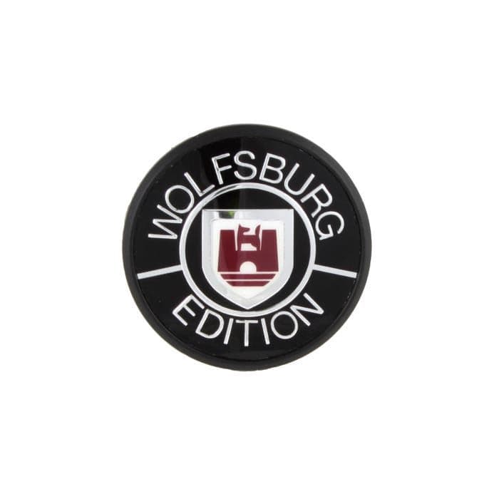 Badge - Black Wolfsburg Edition 45mm: T25 1980-1992, Golf Mk1 1975-1984, Golf Mk2 1984-1992