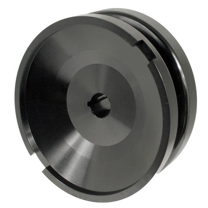 Billet Aluminium Dynamo or Alternator Pulley 1200-1600cc Black Anodised: Beetle 1968-1979, T2 Bay 19