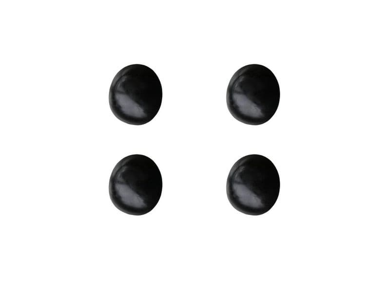 Bumper bolt covers in black for VW Type 2 Bay window or Type 25 Transporter
