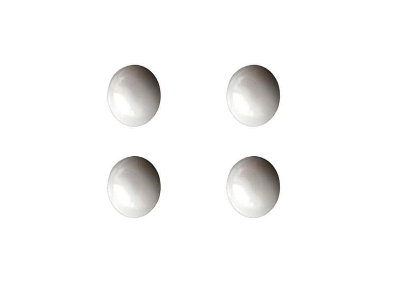 Bumper bolt covers in white for VW Type 2 Bay window or Type 25 Transporter