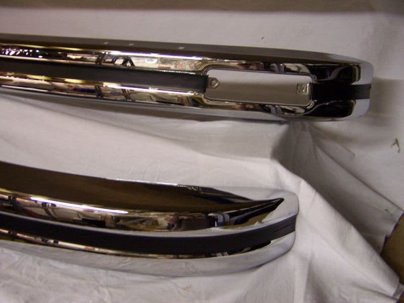 Bumper, Pair T1 1974 to 1979 best quality chrome