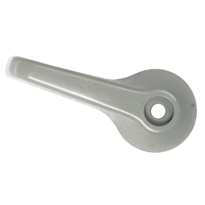 Cab Door Interior Handle Silver Beige: T2 Split 1966-1967
