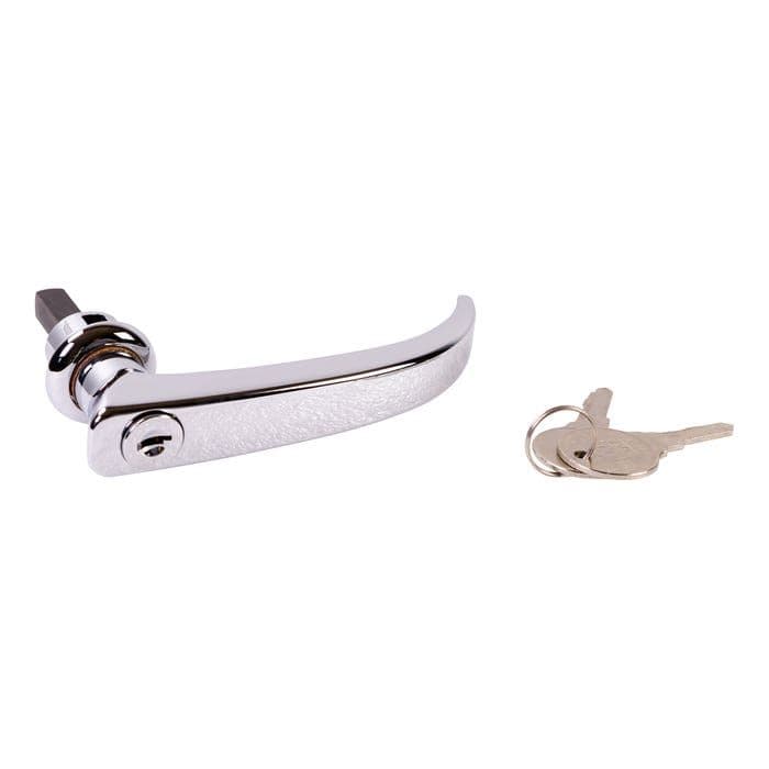 Cargo Door Handle with Keys Short Panel Only: T2 Split 1959-1963, T2 Split USA 1959-1963