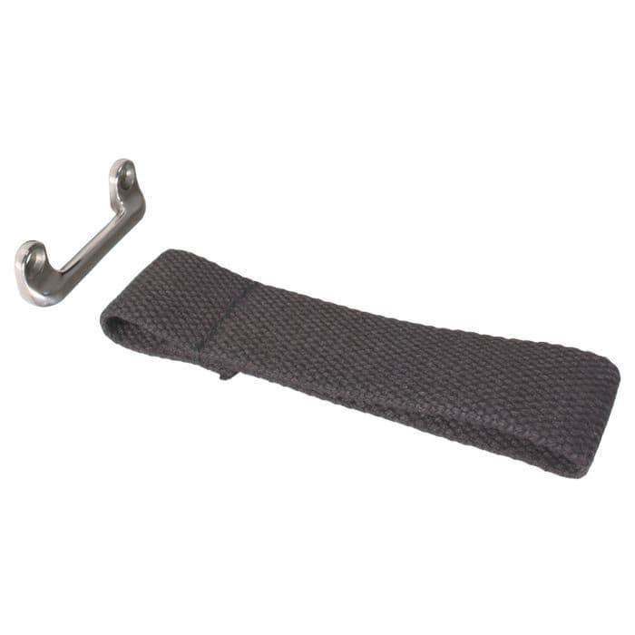 Check Strap Cargo Door Polished Cleat: T2 Split 1958-1967