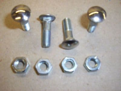 Chrome bumper bolts, VW Beetles pre67, 1200cc to 73