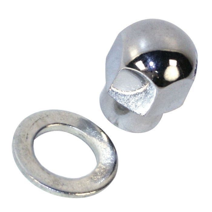 Chrome Nut or Washer for Billet Aluminium Pulley 1200-1600cc: Beetle 1950-1979, T2 Bay 1968-1979, T2