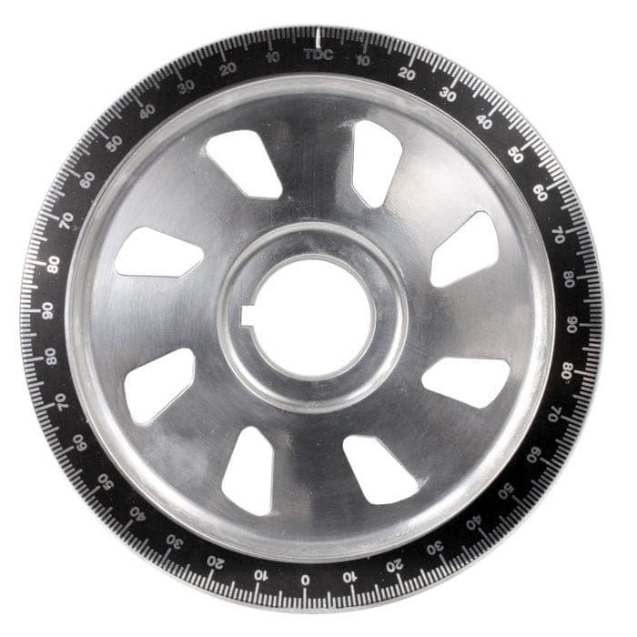 Crankshaft Pulley Sawblade Aluminium: Beetle 1960-1979, T2 Bay 1968-1979, T2 Split 1960-1967