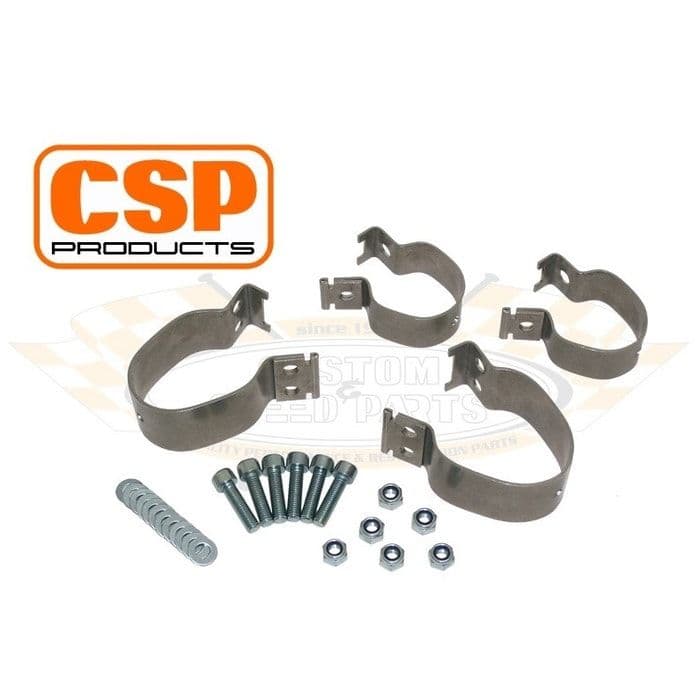 CSP Stainless Steel Anti Roll Bar Clamps Beetle 19661979 Karmann Ghia