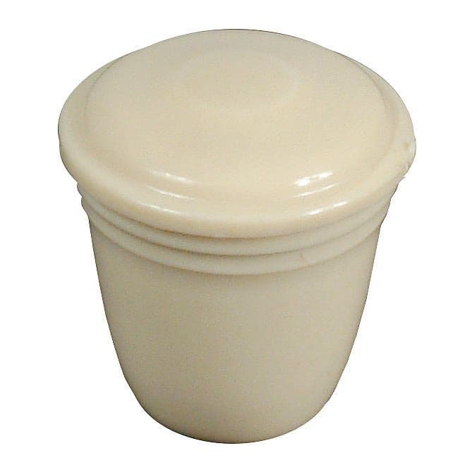 Dash Switch Knob, Ivory Coloured with 5mm Thread: Beetle 1952-1966, T2 Split 1955-1966, Beetle Cabri