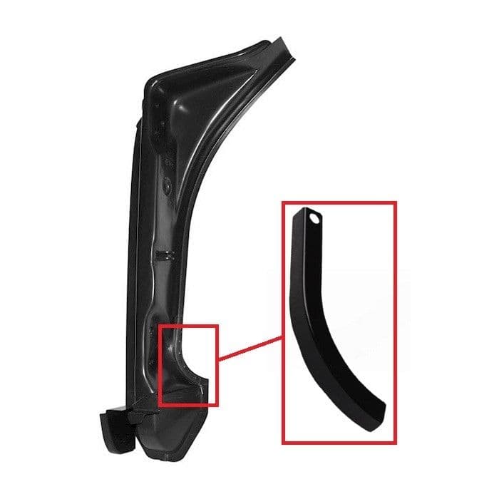 Door Hinge Pillar Repair Piece Left 911 19651989 912 19651969 1965