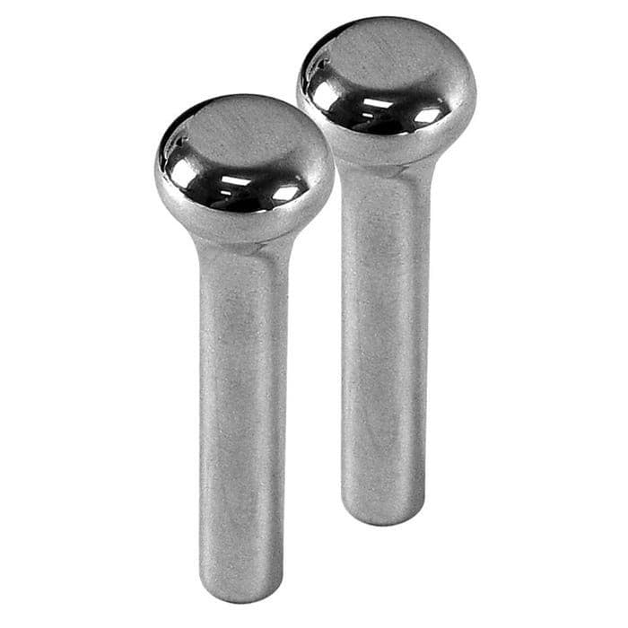 Door Lock Knobs Pair Billet Aluminium