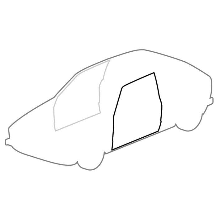 Door Surround Seal Left or Right 3 Door: Golf Mk1 1975-1983, Jetta 1979-1983