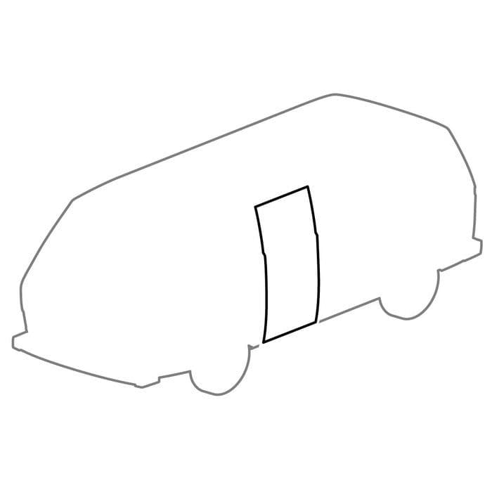 Door Surround Seal Rear Left for Crew Cab: T25 1980-1991