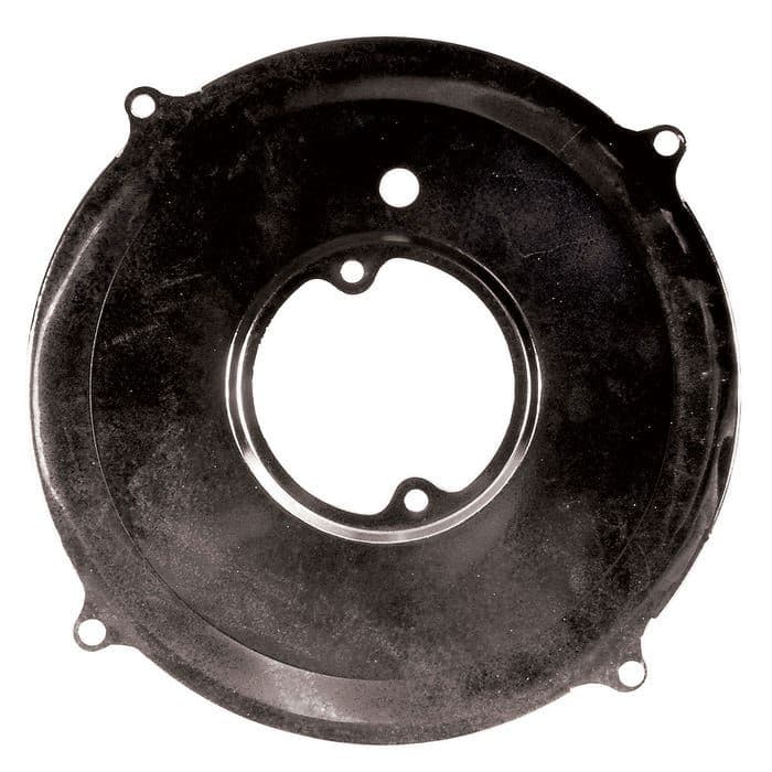 Dynamo/Alternator Backing Plate Black 1200-1600cc: Beetle 1960-1979, T2 Bay 1968-1979, T2 Split 1960