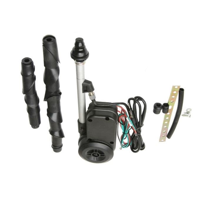 Electric Aerial in Black: Karmann Ghia 1967-1974, Type 3 1967-1975, Type 4 1968-1974