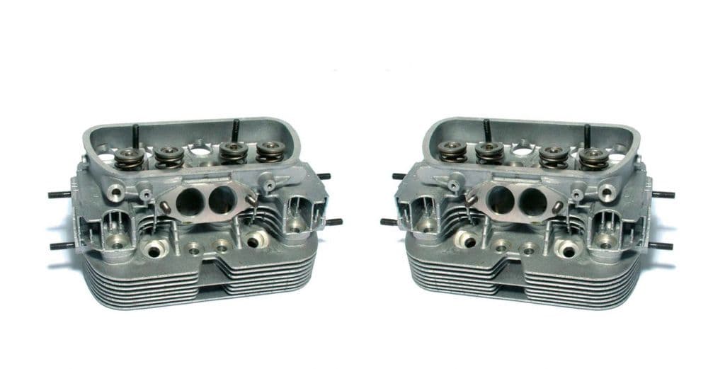 EMPI A Pair of Cylinder heads complete VW Type 1 1600cc aircooled Twin
