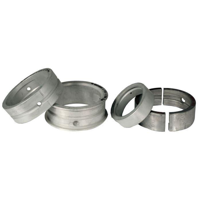 Engine Main Bearing Set 1200-1600cc, Std Crank x 0.5 Case x 1.00 Thrust: Beetle 1961-1979, T2 Bay 19