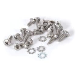 Fresh Air Vent Stainless Steel Screw Kit: T2 Split 1956-1967
