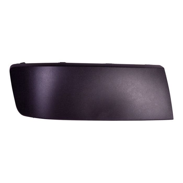 Front Bumper Moulding, No Park Sensor Hole, Black, Right, T5.1 Facelift: T5 2013-2015