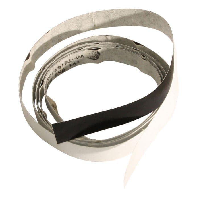 Front Door Trim Tape in Satin Black, Left: Golf Mk2 1984-1989, Jetta 1984-1989