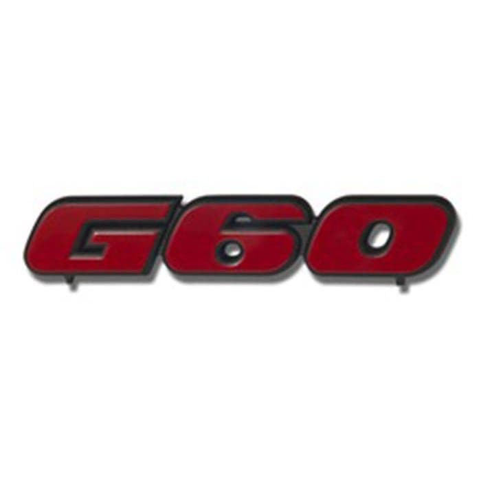Front Grille Badge G60 Red and Black: Golf Mk2 1990-1992