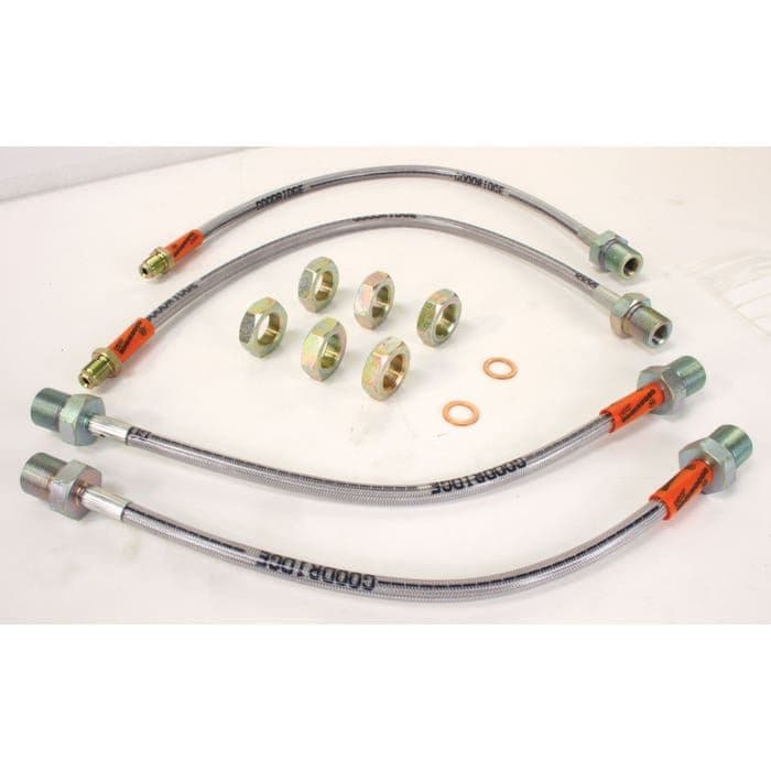 Goodridge Braided Brake Hose Kit for Drum Brakes Beetle 19641967