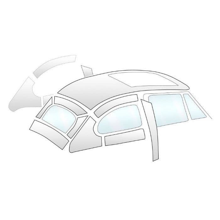 Headliner for Sunroof Model in Single Colour Vinyl with Perforated or