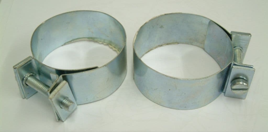 Heat exchanger to exhaust wide clamp Pair