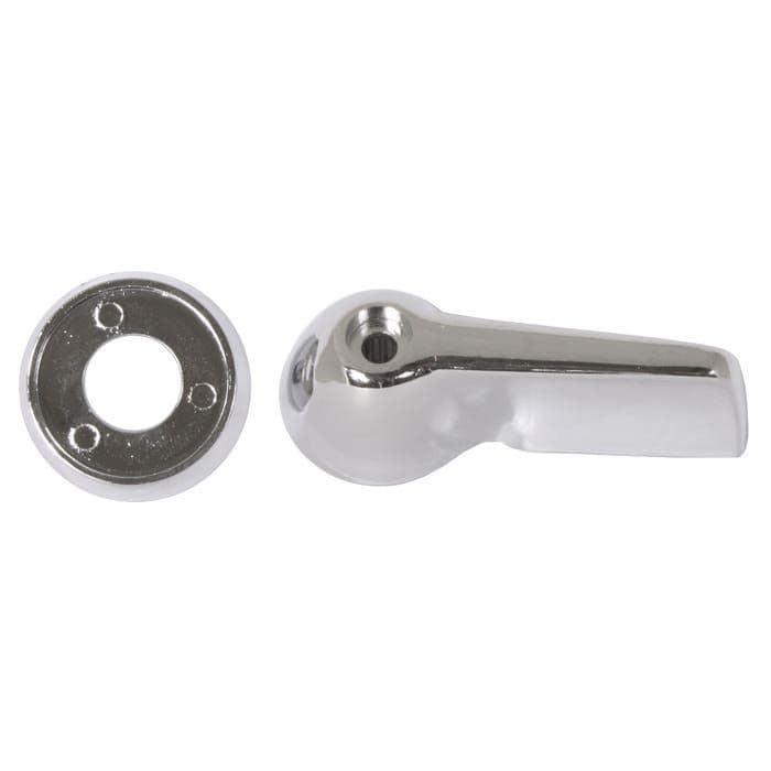 Interior Cab Door Handle & Escutcheon Set 4 Piece Chrome: T2 Split 1966-1967