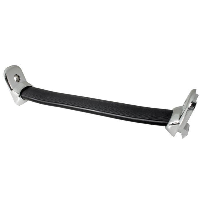 Interior Door Pull Handle, Black with Chrome Ends: T2 Bay 1968-1979