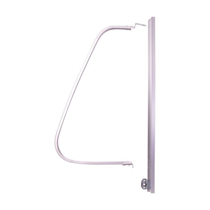 Left Fixed Quarter Light Frame Aluminium 2 Piece: T2 Bay 1969-1979