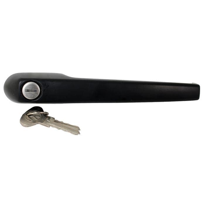 Left Sliding Door Handle with Barrel and Keys: T25 1980-1984