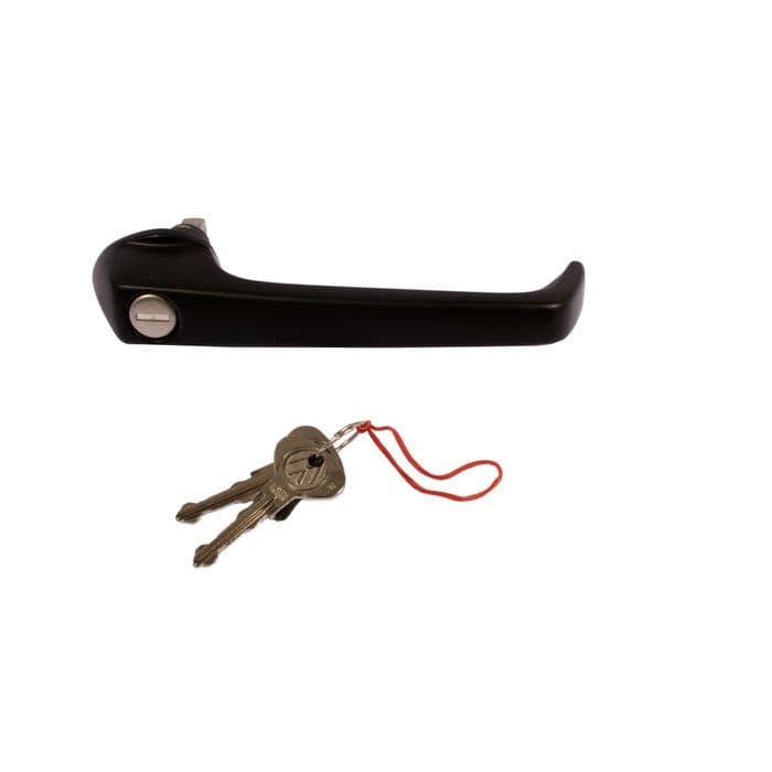 Left Sliding Door Handle with Barrel and Keys: T25 1985-1992