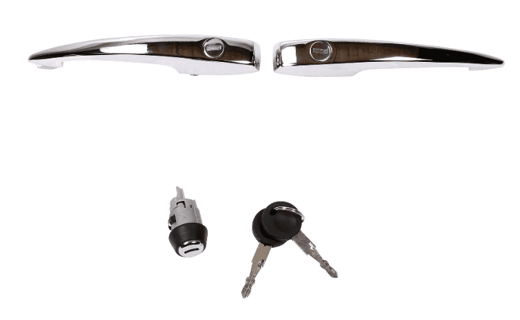 Matching Key Door Handles and Ignition Barrel: Beetle 1968-1979