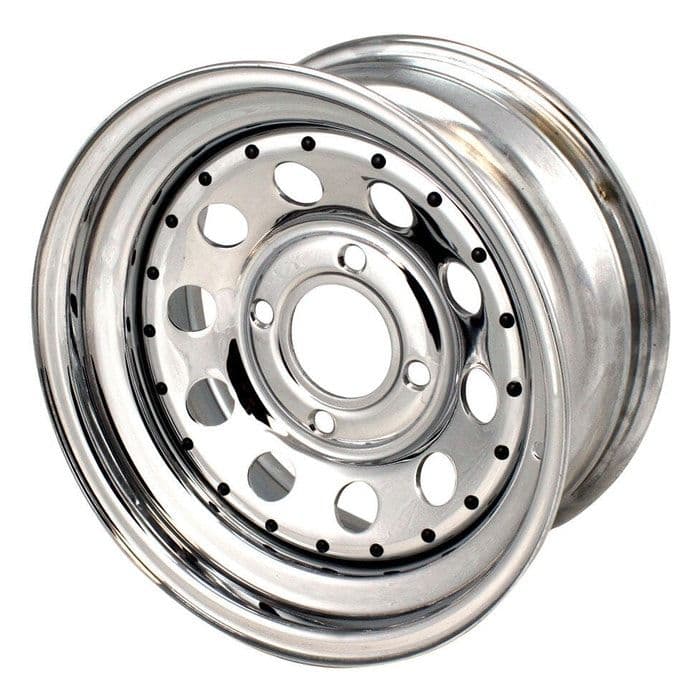 Modular Chrome Steel Wheel 7x15