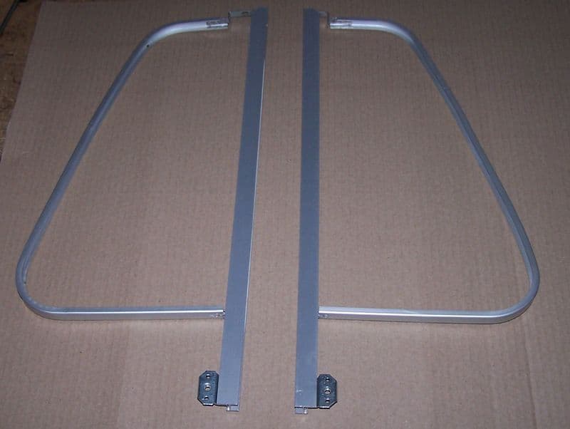 Quarter window frames a pair VW Type 2  for fixed glass, in cab door