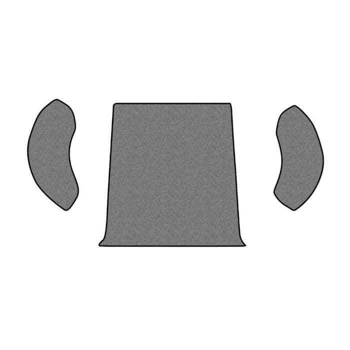 Rear Well Carpet Set: Beetle 1954-1957, Beetle USA 1954-1957, Beetle Mexico 1954-1957