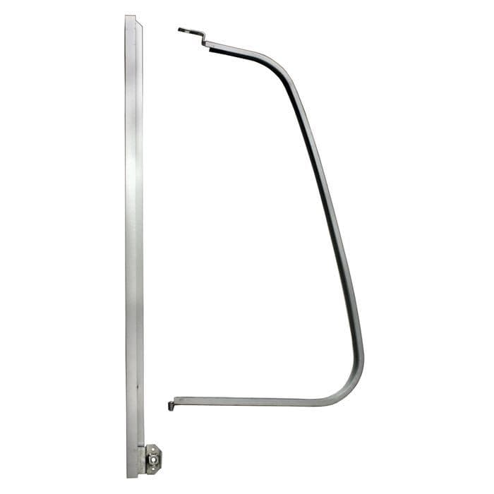 Right Fixed Quarter Light Frame Aluminium 2 Piece: T2 Bay 1968-1979