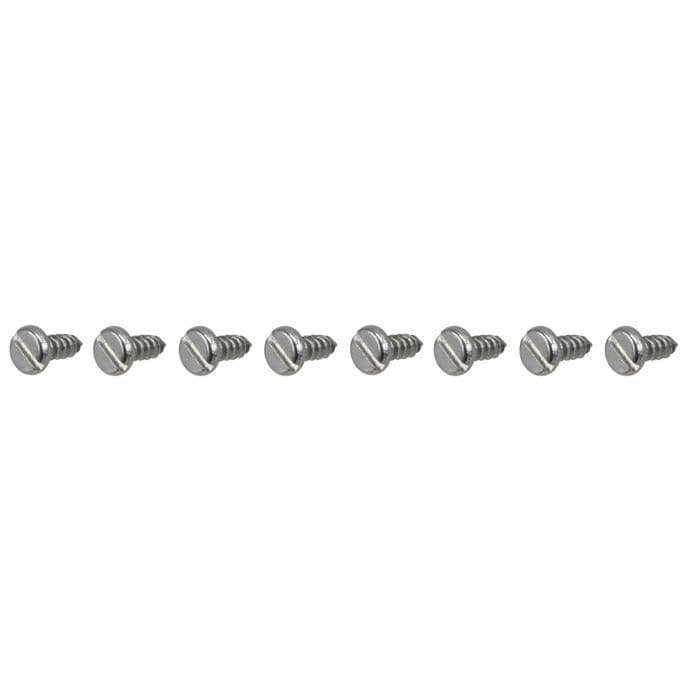 Screws, Sliding Latch Plate, T2 -67, Set of 8: T2 Split 1950-1967