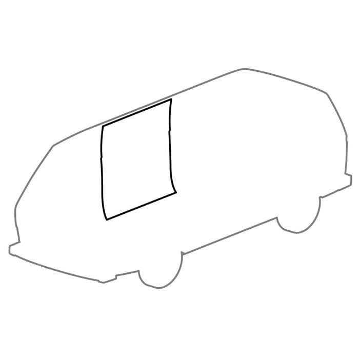 Sliding Door Seal Right: T25 1980-1992