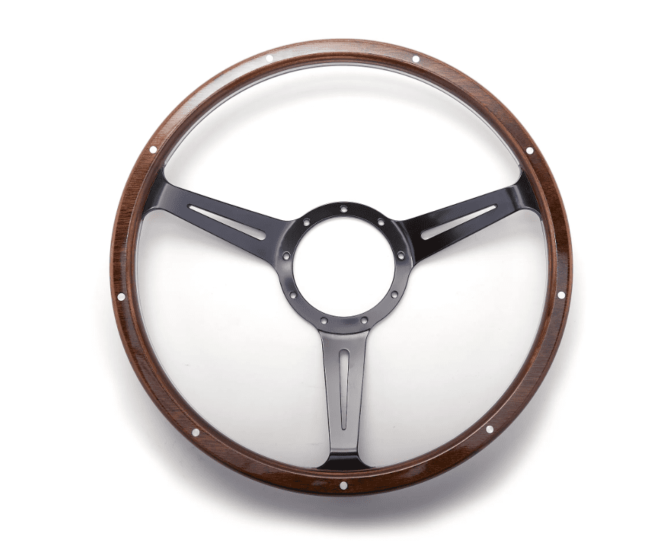 SSP 3Slot Mahogany Steering Wheel 380mm 9 Bolt Beetle 19601979 T2 Bay