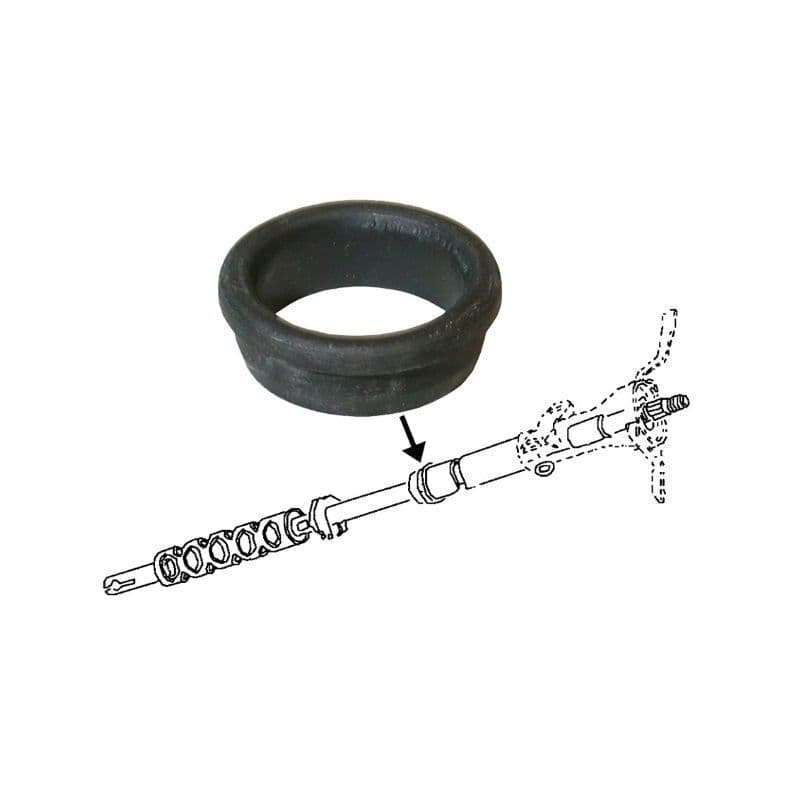 Steering column lower rubber mounting bush VW Beetle and Karmann Ghia 8/1967