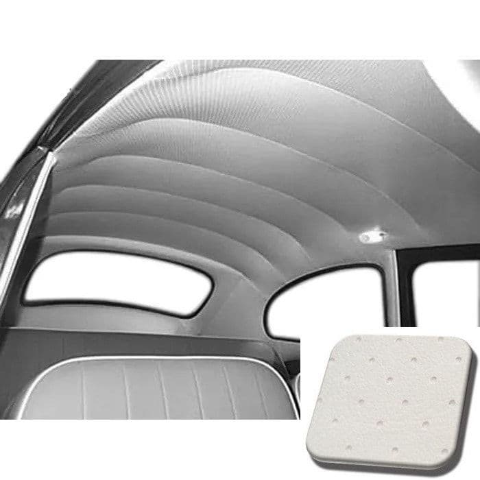 TMI 9 Piece Headliner Kit in Off White Perforated Vinyl Beetle 19681971