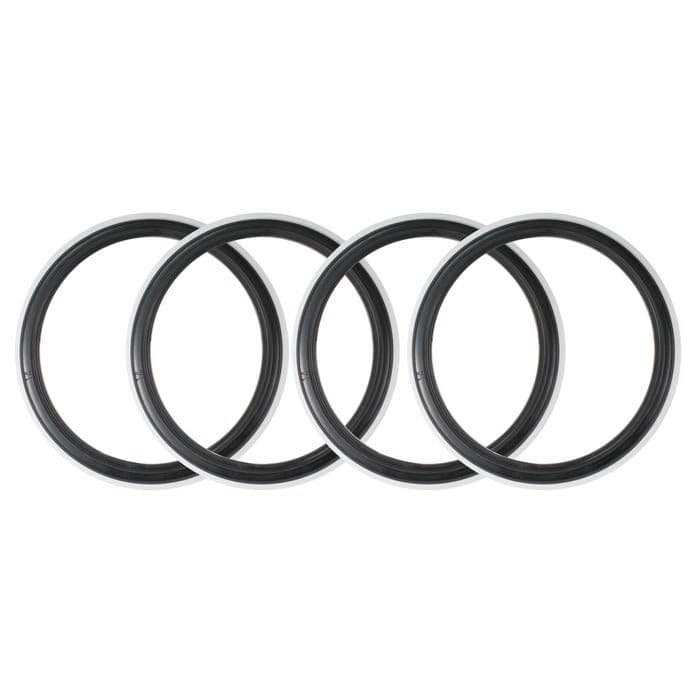 White Band Tyre Trims 14'' Set of 4: T2 Bay 1968-1979, T25 1980-1991, T2 Split 1960-1967