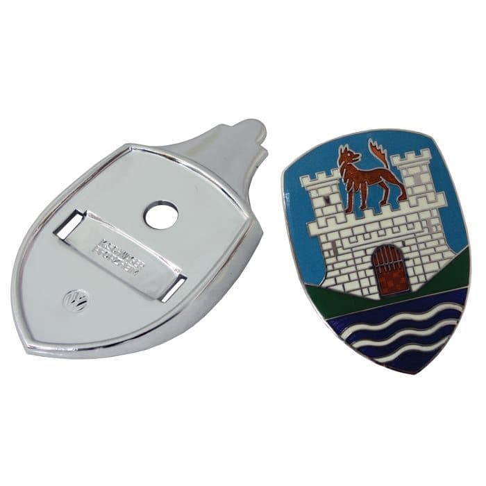 Wolfsburg Bonnet Crest: Beetle 1952-1959, Beetle Cabrio 1952-1959