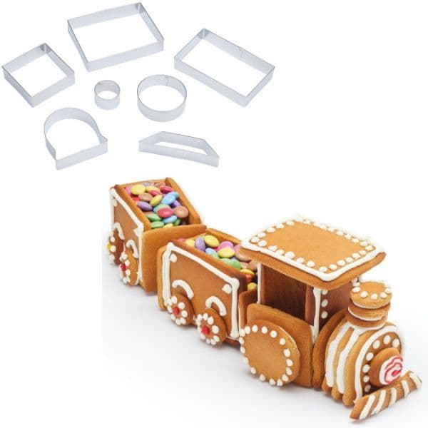 Train Cookie Cutter Set 3D Buy Online UK