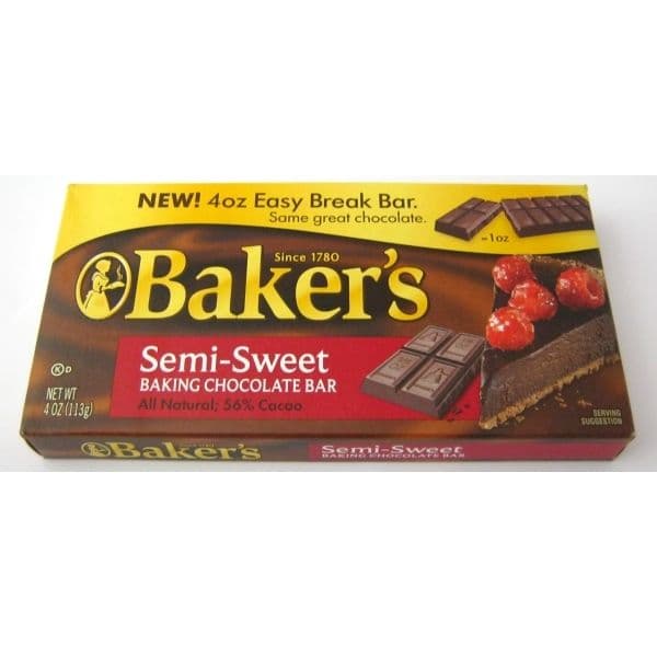 Buy Baker's SemiSweet Baking Chocolate Squares online in the UK and London