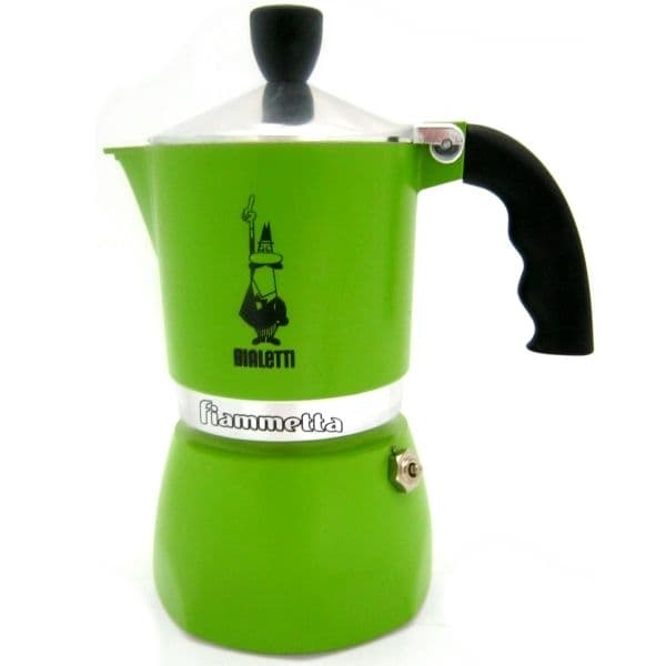 Buy Green Espresso Moka Pot Bialetti Fiammetta 3 Cup Italian