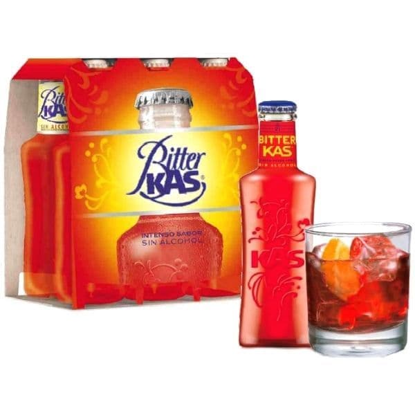 Bitter Kas 6x200ml Buy Online Authentic Spanish Drinks UK Europe