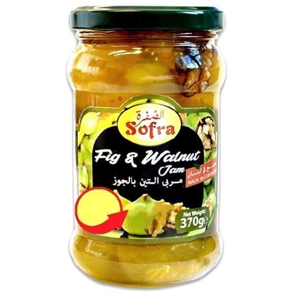 Fig & Walnut Jam Buy Online Middle Eastern Food UK Europe